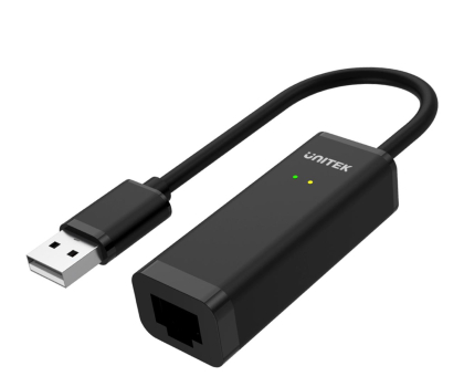 Przejściówka Unitek Adapter USB-A - RJ-45 10/100Mbps